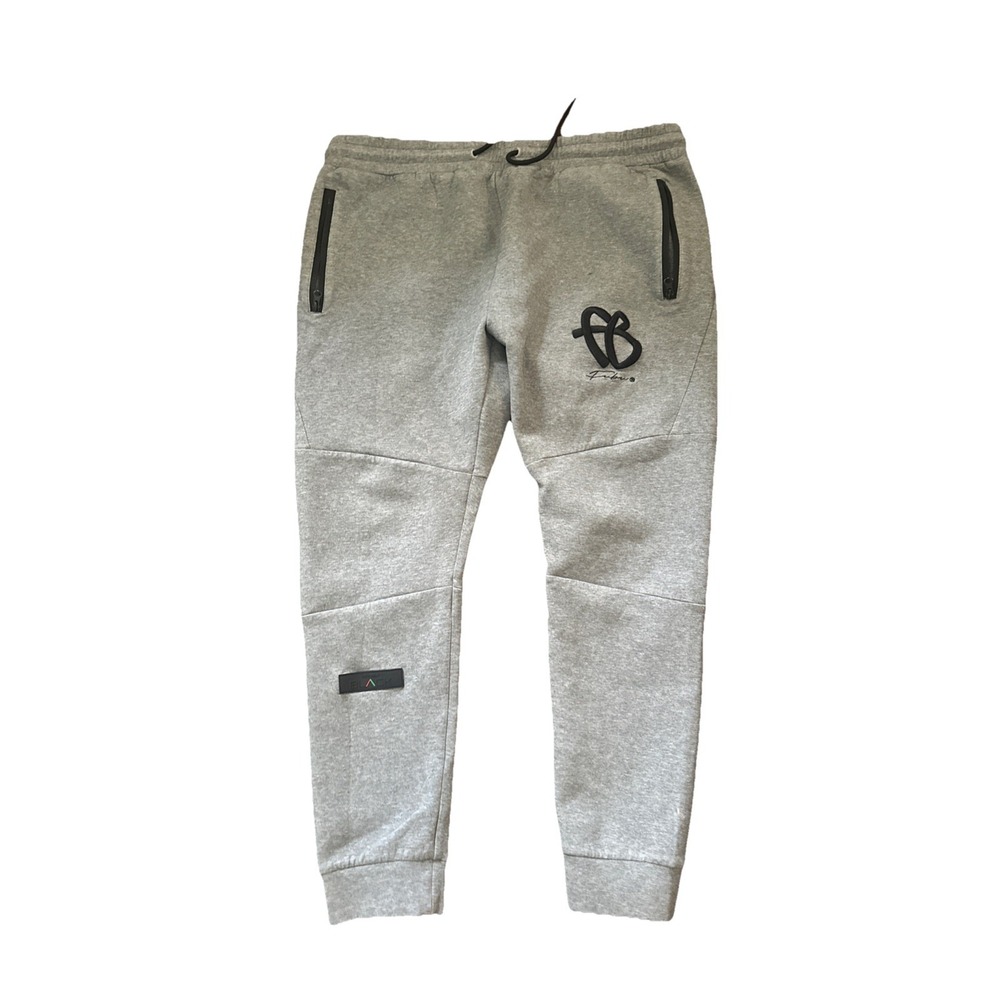 Vintage Fubu Actively Black Men's Size 2X Sweat Pants Gray Rare